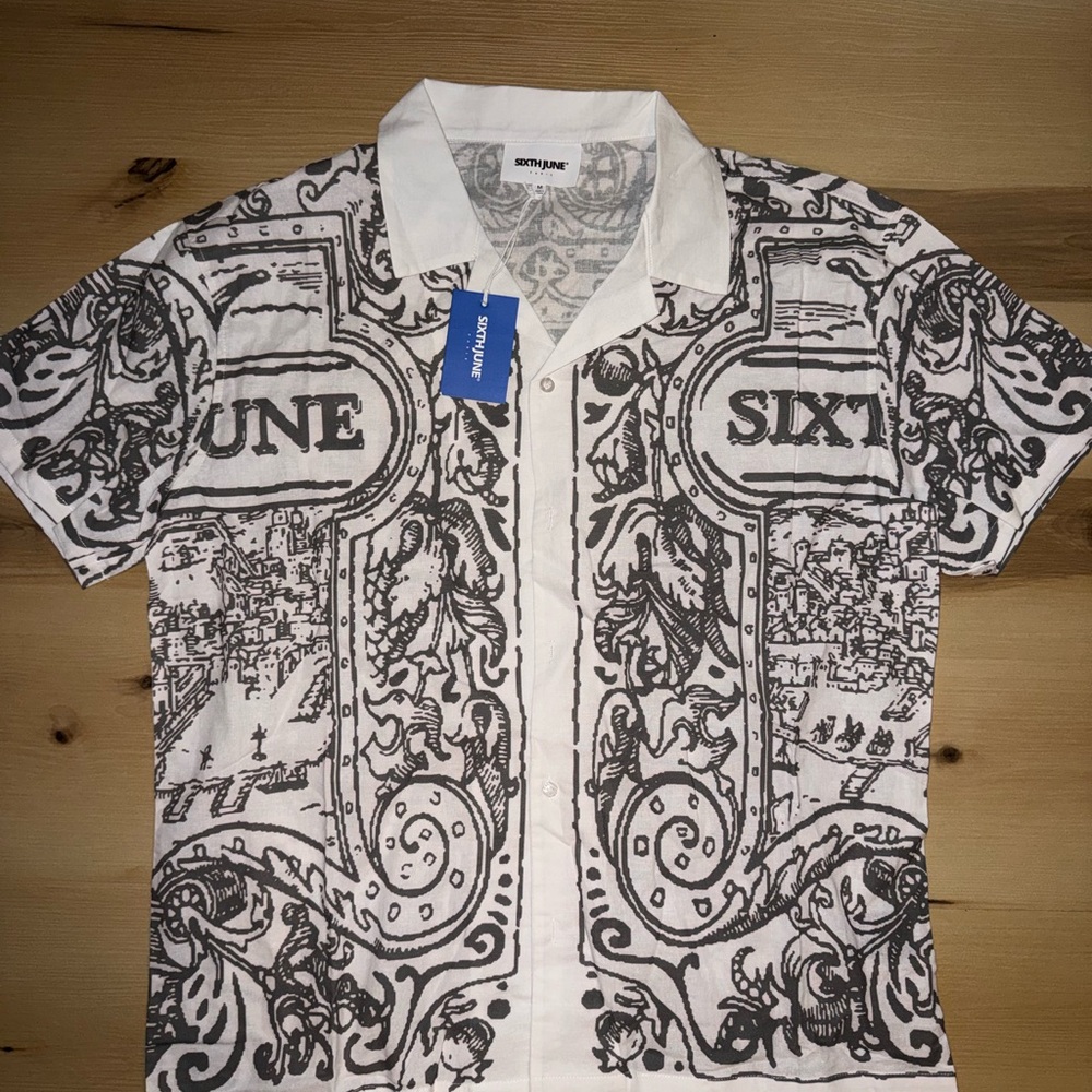Sixth June Black & White Shirt